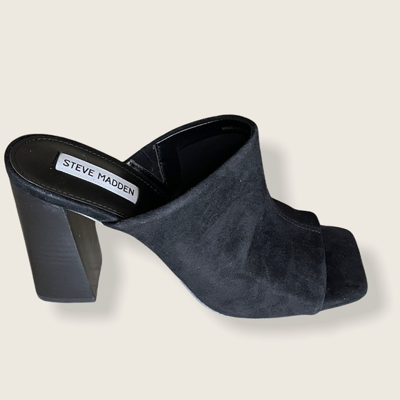 STEVE MADDEN Teles Slide Sandal Black Size 10 NWT - Picture 5 of 10